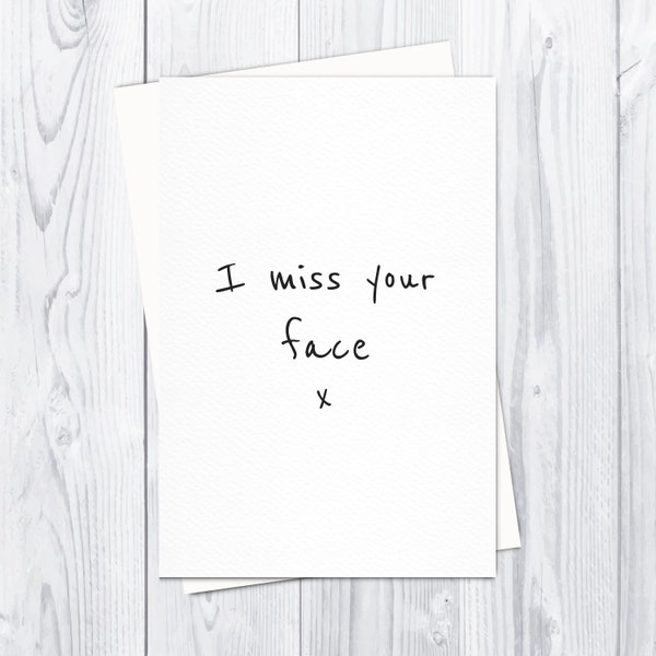 Miss Your Face - Etsy UK