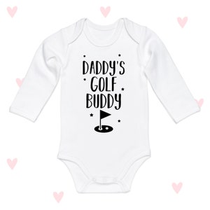 Daddy&#39;s Golf Buddy Baby Grow Long Sleeve Baby shower gifts girls boys