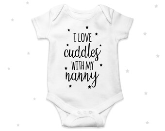 i love nana baby grow