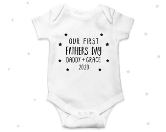 our first fathers day baby grow
