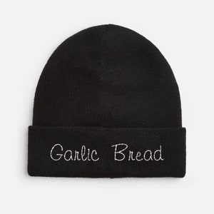 Gorro de Pão de Alho: Fonte e Cor Personalizadas, Presente Engraçado para Gastronomia