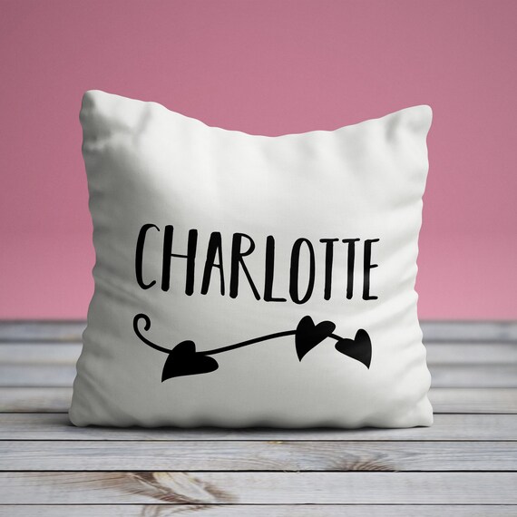 Personalised Name Cushion Girls Bedroom Accessories