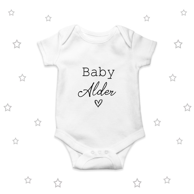 etsy personalised baby grow