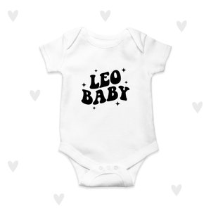 Leo Baby Grow Star Sign Newborn Shower Gifts