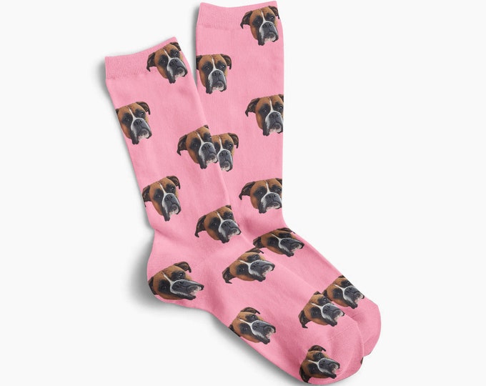 Custom Pet Face Socks: Personalized Dog, Cat, Puppy Gift