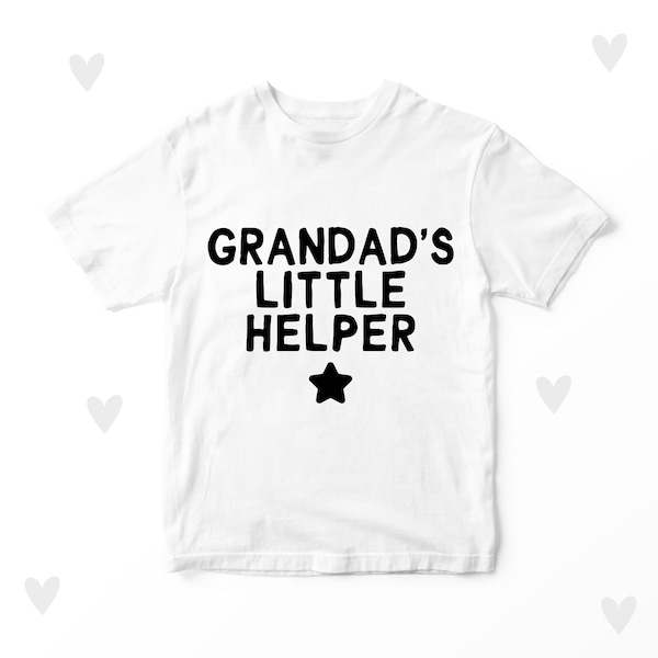 Grandpas Little Helper Shirt Etsy