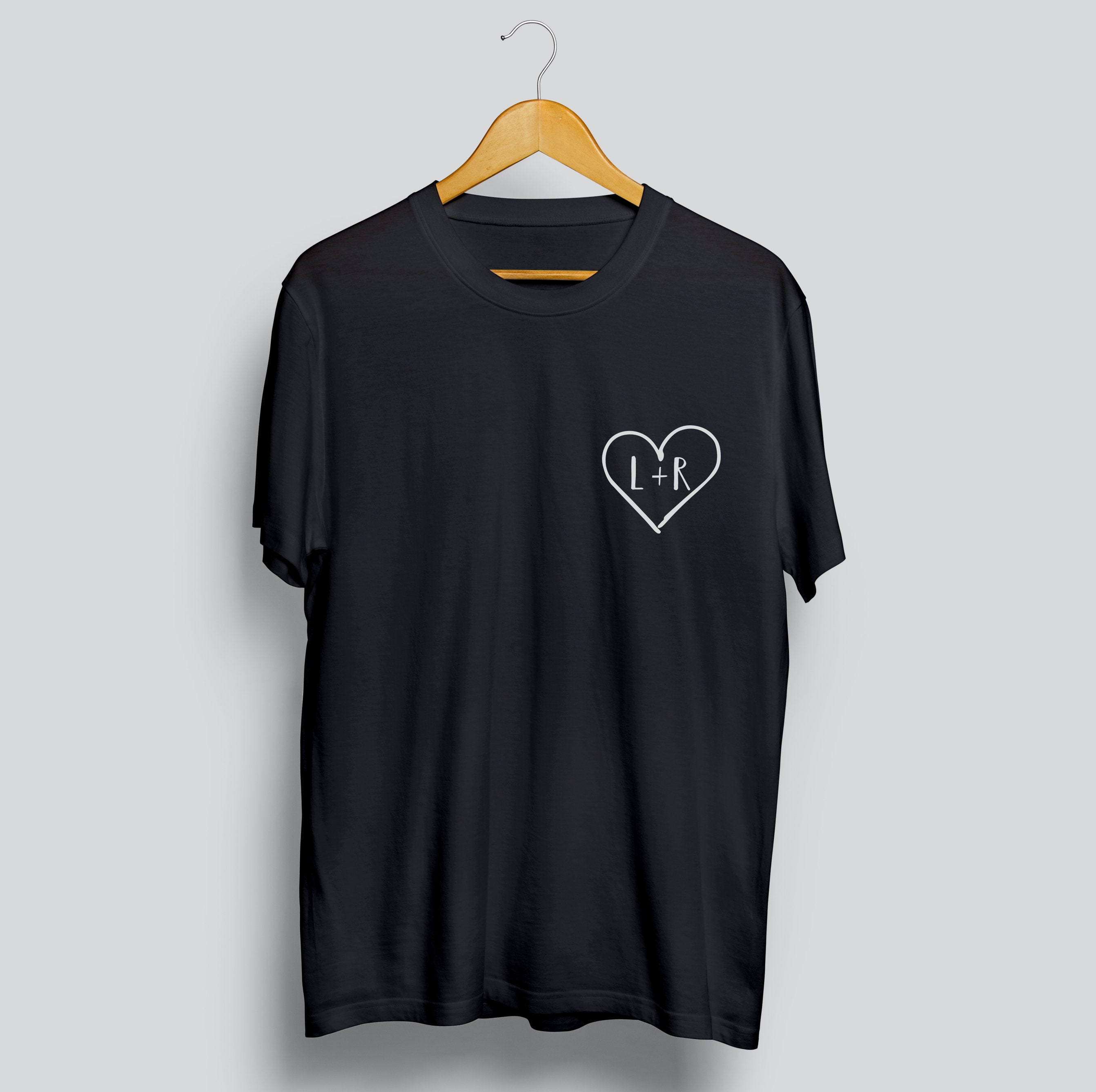 initials on shirt