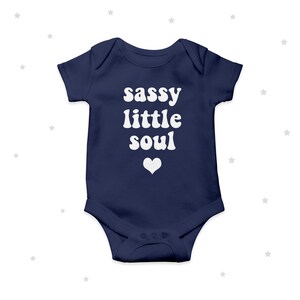 Sassy Little Soul Baby Body: Witziges Outfit für Neugeborene