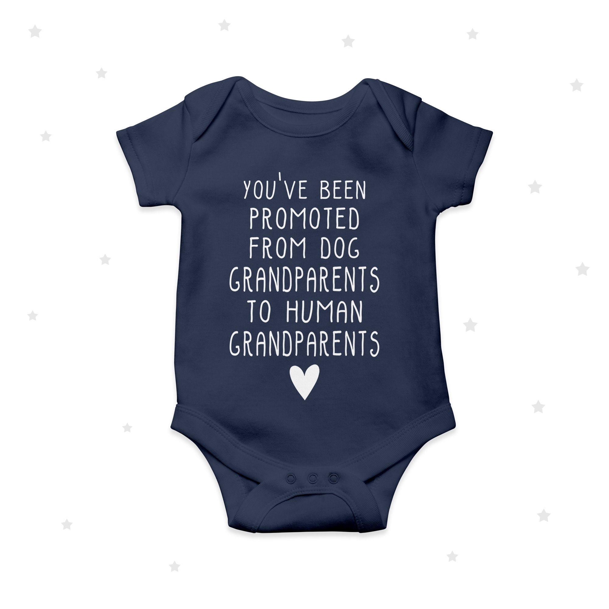 Dog Grandparents Promoted to Human Grandparents Baby Etsy