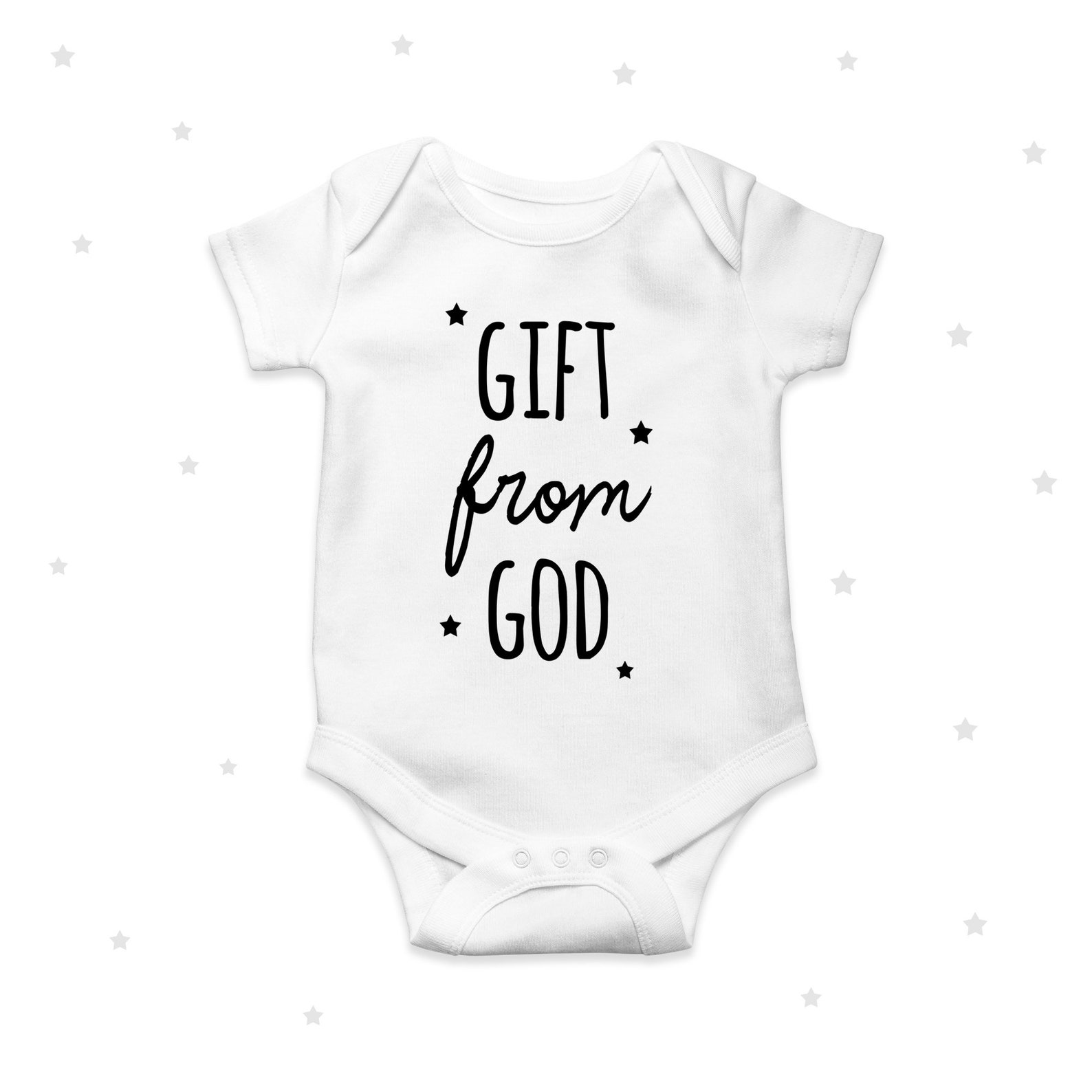 Gift from God Cute baby grow religion baptism coming home baby | Etsy