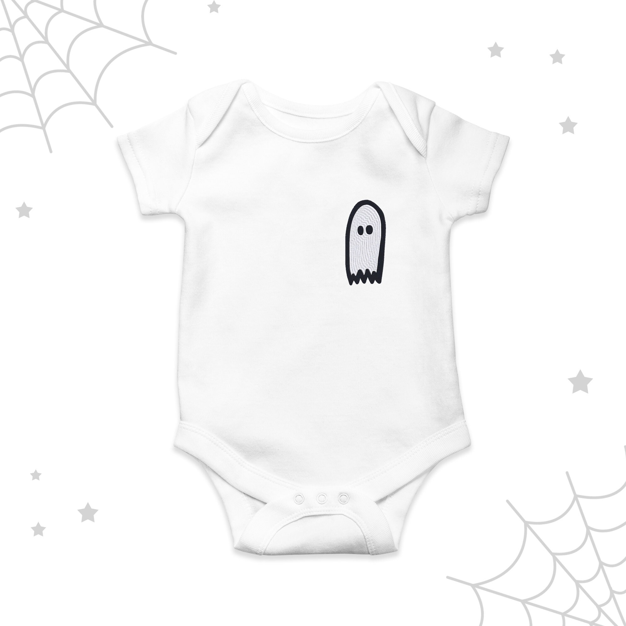 Ghost Babygrow White Ghost Babygrow White