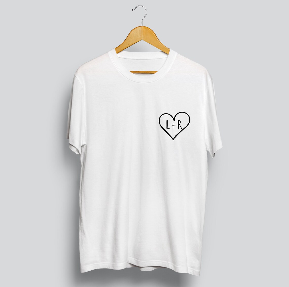 initials on shirt