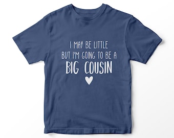 Big Cousin Announcement T-Shirt: Personalized Pregnancy Reveal