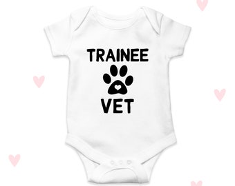 Future Vet Baby Grow Boys Girls Baby Shower Veterinarian Gifts