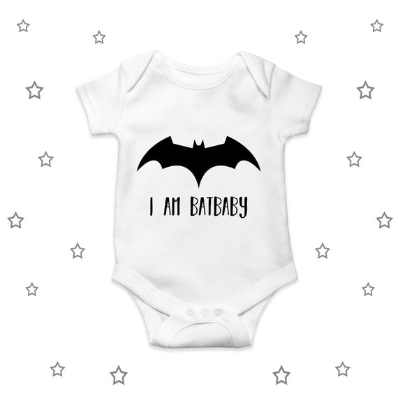 BATBABY FUNNY CUTE BATMAN DC BABYGROW BABY GROW ALL SIZES Unisex 1 ^