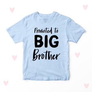 Anuncio de Gran Hermano Promoción de camisetas Hermano Pequeño Hermana Regalos de Baby Shower
