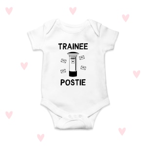 Postie Baby Grow Future Job Funny Postman Girls Boys Baby Shower Gifts