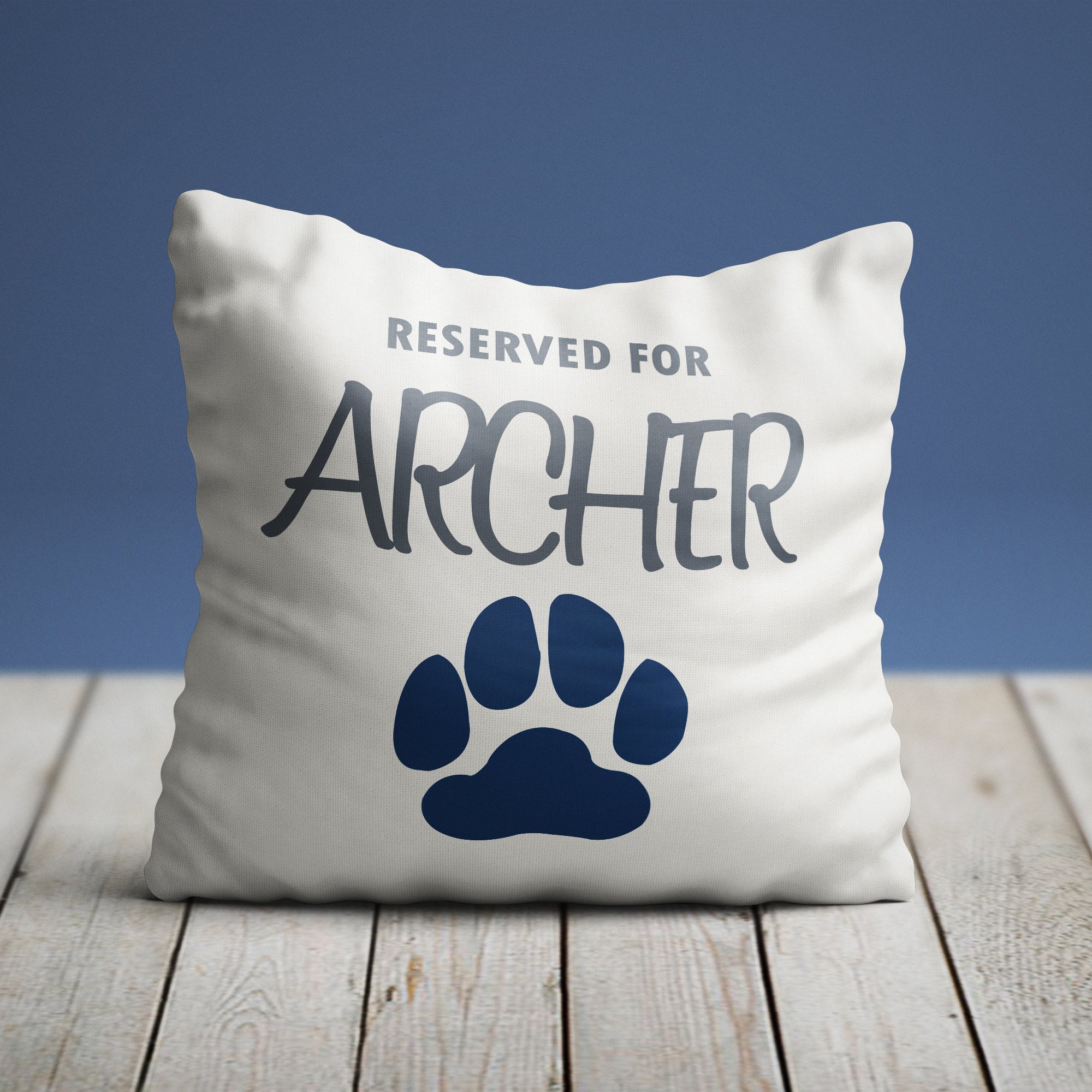 Reserved for the dog cushion personalised Outlet
