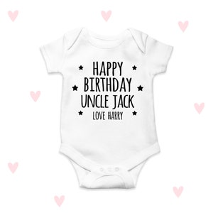Geburtstag Onkel Baby wachsen personalisierte niedliche Geschenke alles Gute zum Geburtstag Nichte Neffe