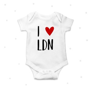 London Baby Grow Tourist Funny Baby Gifts LDN