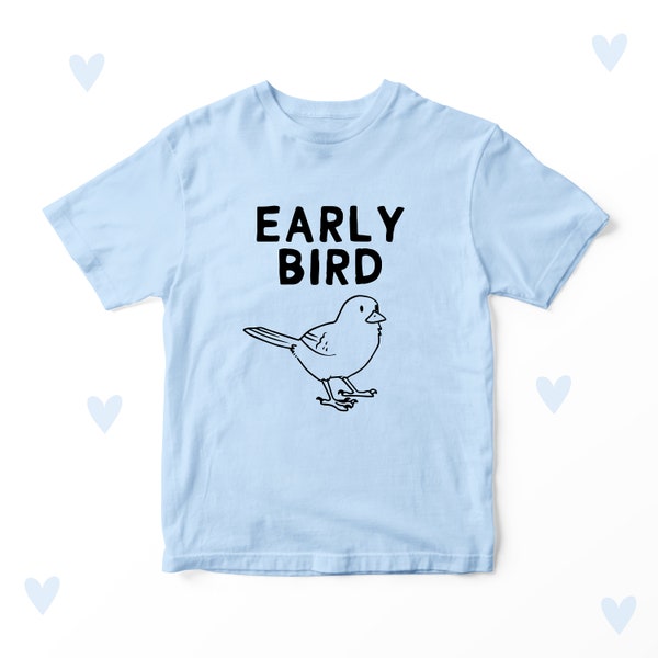 Frühaufsteher T-shirt Kinder Kleinkind Baby Kleidung Lustig Niedlich