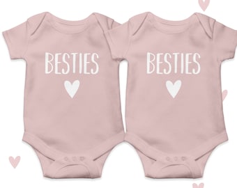 Besties Baby Grow Gepersonaliseerde Beste Vriend Babycadeaus Leuk Gepersonaliseerd