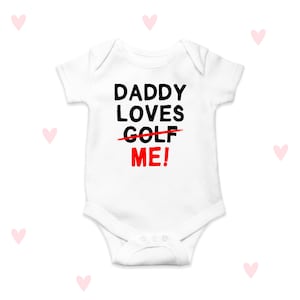 Golf Daddy Baby Grow Bodysuit Clothes Newborn Funny Baby Shower Gifts