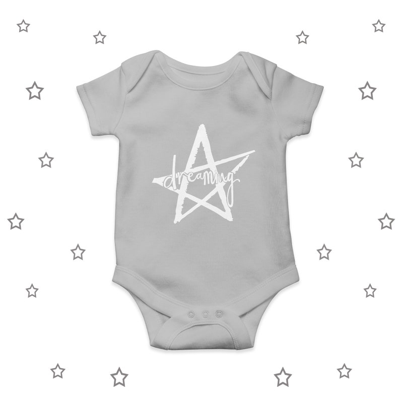 Dreaming Stars Cute Baby Bodysuit Ethically Sourced