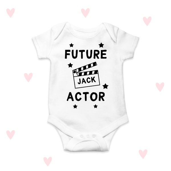 Baby Schauspieler Zukunft Job Baby Wachsen Lustige Babyparty Geschenke Personalisierte Schauspielerin Jungen Mädchen