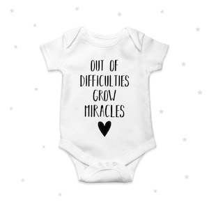 Miracle Baby Bodysuit: Personalized Pregnancy Announcement Gift