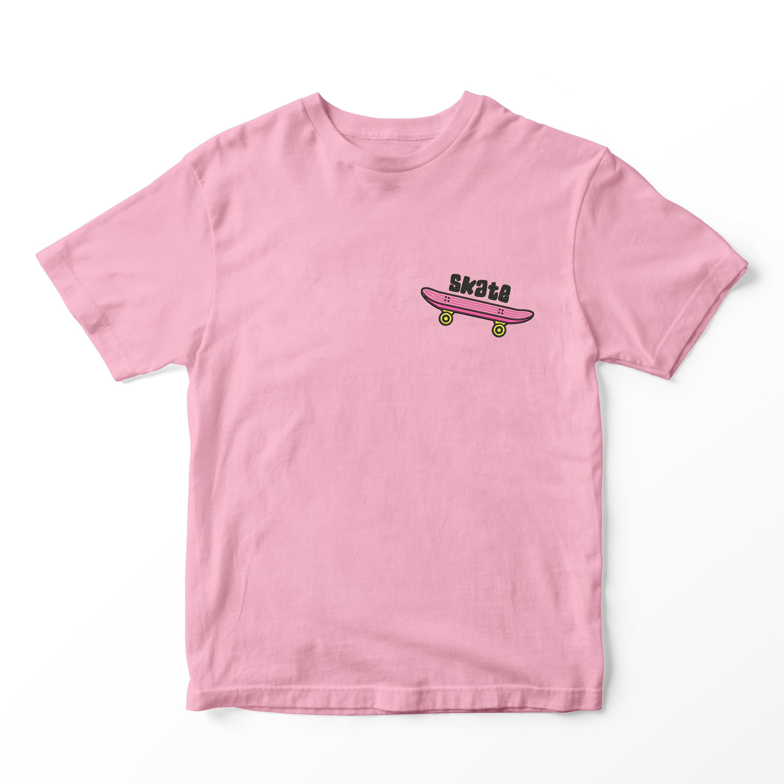 Skateboard T-shirt Boys Girls Clothing Kids Embroidered