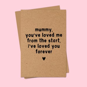 Mummy Card Birthday Mother&#39;s Day Gifts Cute Personalised