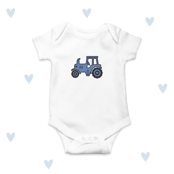 Tractor Baby Grow for Baby Etsy