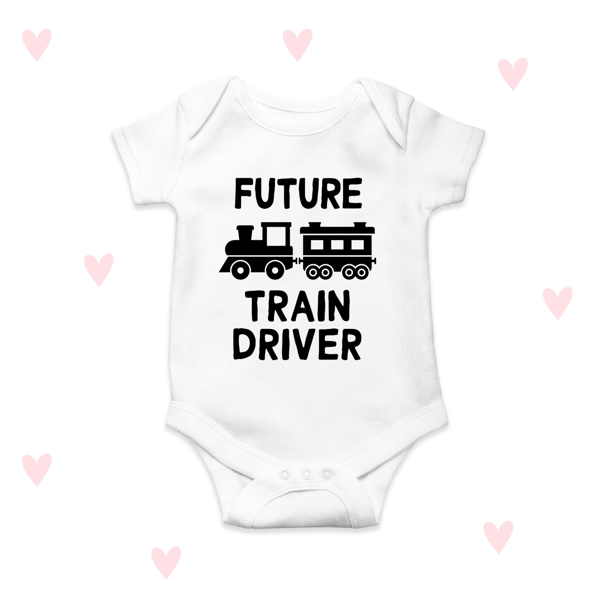 Train Driver Baby Grow Boys Girls Clothing Birthday Baby Shower Gifts