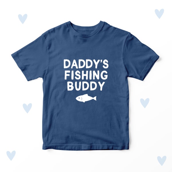 Fishing Buddy T-shirt Kids Baby Toddler Clothing Cute Personalised