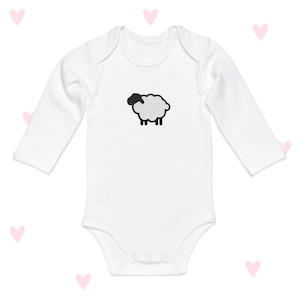 Sheep Baby Grow Long Sleeve Cute Boys Girls Clothes Baby Shower Gifts