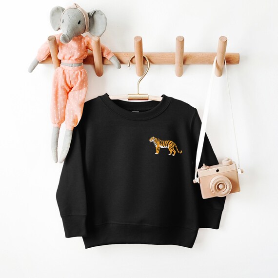 Tijger Sweater Meisjes Jongenskleding Geborduurd Leuke