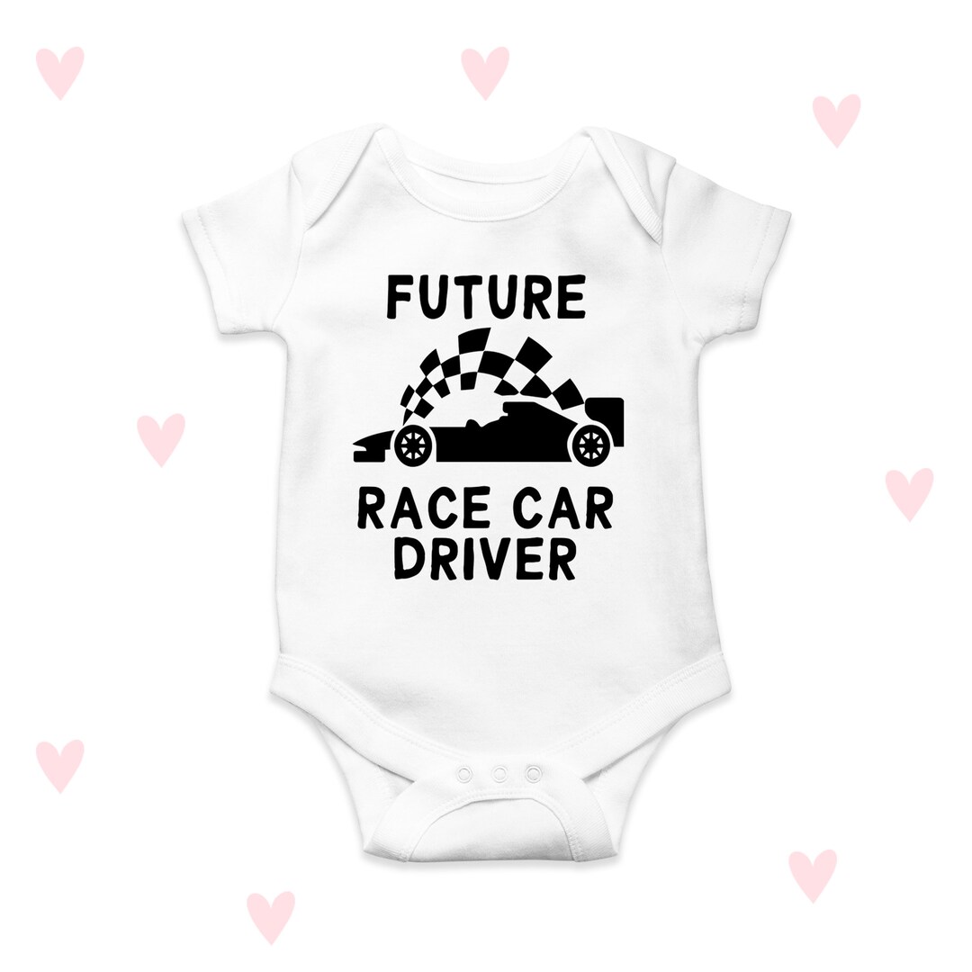 Race Car Baby Grow Future Racer Outfit Baby Boys Girls Gifts Etsy