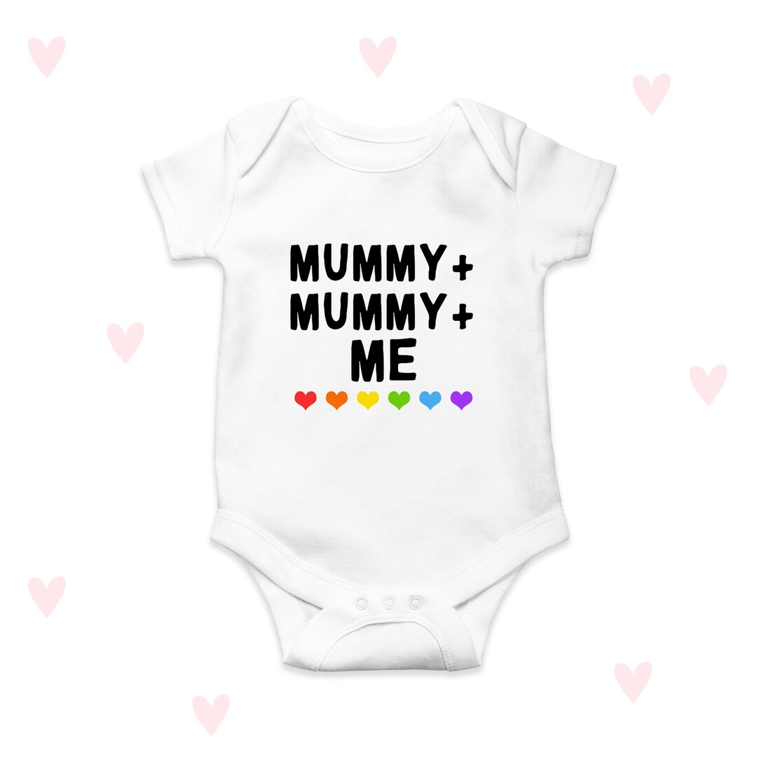 Two Mums Baby Grow Mummies to Be Baby Announcement Baby Shower Gifts Etsy
