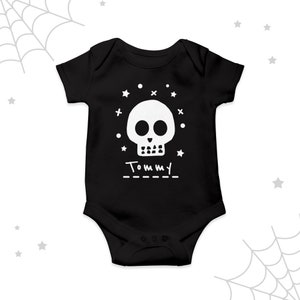 Halloween Baby Grow Personalised Skeleton Cute Spooky Gifts