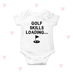 Golf Baby Clothing Funny Cute Daddy Mummy Golf Theme Newborn Gifts Personalised