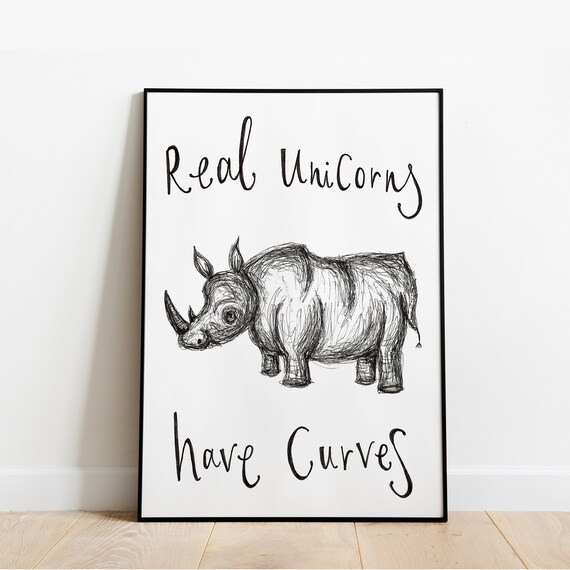 real unicorns have curves