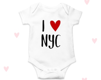 New York Baby Grow, NYC Bodysuit Tourist Souvenir