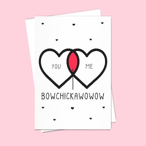You and Me Funny Anniversary Card Couples Romantic Card Valentines