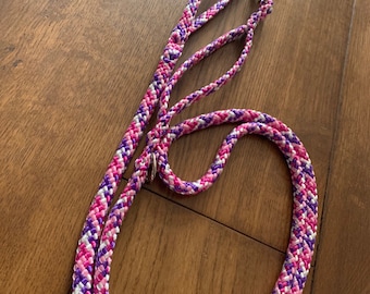 Patterned Soft Rope Dog Leash: Multi Point Training Lead