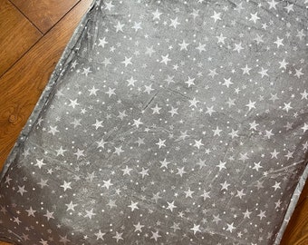 Grey Star Duvet Cover. Awesome soft dog bed cover, suitable for small to large dogs. Matching blanket available