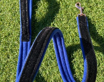 Create your own Glitter Lead, matching Collar available. 3/4” width 20mm. Fleece lined. Dazzle sparkle