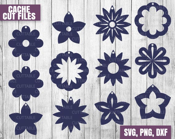 Free Free 56 Flower Leather Earrings Svg SVG PNG EPS DXF File