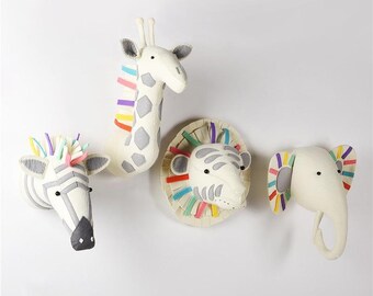 Stuffed Animal Heads For Wall