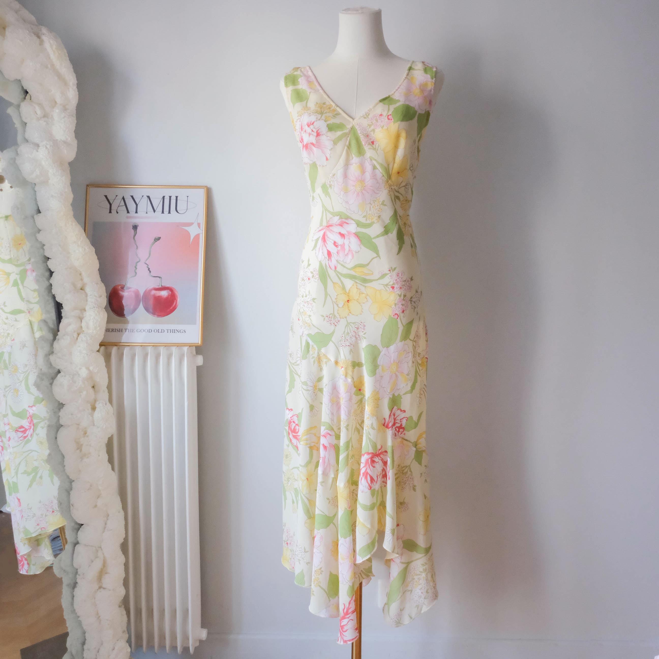 sachin and babi light blue dress Vintage Beaded Fairy Dress